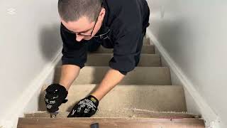 How To Remove Carpet From Stairs [upl. by Donoghue]