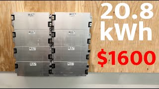 76kWh Jag iPace Battery Modules  BEST DIY Battery [upl. by Atsyrt]