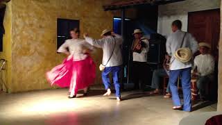 Tinajas a restaurant in Panama City Traditional dance show Panamanian folkloric dance [upl. by Haizek]