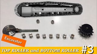 Build  RC Heavy Construction Metal Truck  Excavator Part  ROLLERS [upl. by Lj601]