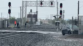 Amtrak San Joaquin Train 714 Going By The Stockton Diamond in Stockton California [upl. by Ornie]