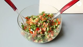 How to make Israeli salad [upl. by Kelley259]