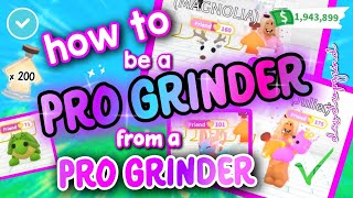 GRIND and actually GET RICH in Adopt Me All the BEST TIPS from a PRO GRINDER adoptme [upl. by Eleanore60]