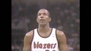 Clyde Drexler 35 Pts 9 Asts 8 Rebs vs Spurs 1990 WCR2 Gm 5 [upl. by Ahsied]