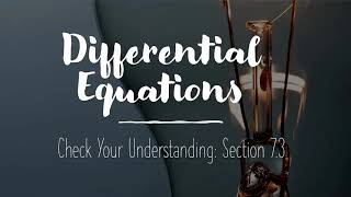 73 Solving DEs with Discontinuous Forcing using Laplace  Example [upl. by Mirielle119]