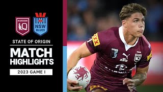 State of Origin 2023  Queensland Maroons v New South Wales Blues  Match Highlights [upl. by Reeta]