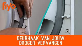 Deurhaak van jouw droger vervangen [upl. by Kayle646]