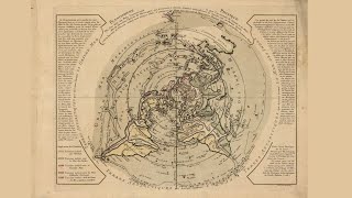 Il planisfero fisico della Terra mappa equidistante azimutale 1762 1766 [upl. by Buddie446]