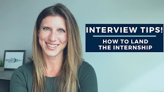 Internship Interview Advice 5 Interview Tips for Students [upl. by Koziel]