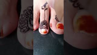 Fingers mehndi designs 😍 [upl. by Laup264]