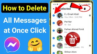 How To Delete All Of Your Messages On Facebook Messenger At Once 2024Delete All Messenger Chats [upl. by Donica]