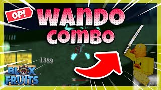 BEST wando combo bounty hunting  Blox Fruit [upl. by Adnolehs313]