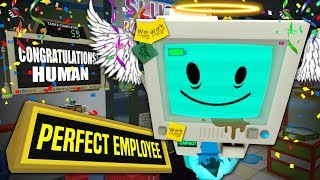 The PERFECT Employee Challenge  Job Simulator VR [upl. by Ytirahc]