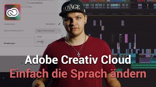 Adobe Creativ Cloud Einfach Sprache ändern [upl. by Edana]