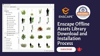 Enscape Offline Assets Library Download and Installation Process  Prokaushali [upl. by Lurette]