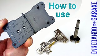 This HINGES JIG works perfect to Install Concealed Cup Hinges [upl. by Anwahsat]