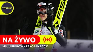 SKOKI NARCIARSKIE MŚ JUNIORÓW ZAKOPANE 2022  KONKURS DRUŻYNOWY [upl. by Enoval]