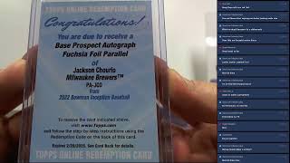 2022 Bowman Inception Case Break [upl. by Steinberg]