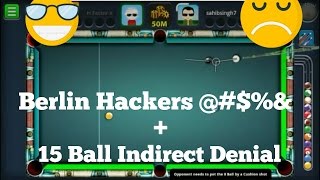 Total indirect 9  Miniclip 8 ball pool  15 ball indirect denial  Quick fire mode [upl. by Niple]