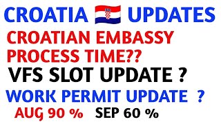 Croatia visa update Croatia VFS updateCroatia work permit updateCroatia visa ratio [upl. by Ylrak237]