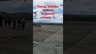 Kaang lambene kancaku kesamplok pesawat ✈️ viralshorts fyp [upl. by Selrac815]