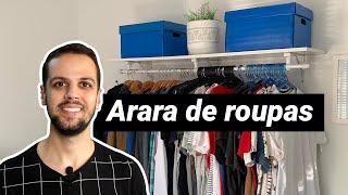 DIY  Arara de roupas sem gastar nada COMO [upl. by Comfort]