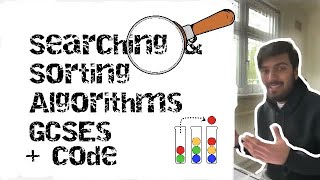 Sorting and Searching Algorithms  Code for GCSE Computer Science [upl. by Benita30]