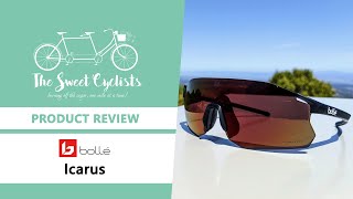 Bolles ultra light sunglasses  Bolle Icarus Frameless Sunglasses Review  feat Thermogrip Temples [upl. by Ahseneuq]