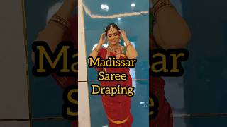 How to drape madisar saree  madisarsarees madisar saree draping draping [upl. by Rollie]