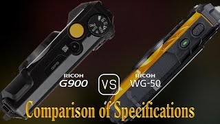 Ricoh G900 vs Ricoh WG50 A Comparison of Specifications [upl. by Drehcir987]