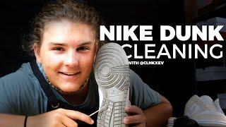 Next Nature LIGHT OREWOOD Cleaning Nike Dunk Cleaning [upl. by Lalise]