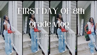 BACK TO SCHOOL MAINTENANCEPREP VLOG  FIRST DAY OF SCHOOL 8TH GRADE YEAR 2024 ll Paitynnlovessss [upl. by Merrielle32]