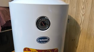 CANON Fast Electronic Water Heater 50 litter with auto safety future first time in Pakistan [upl. by Naujat]