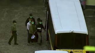 Hong Kong activist Joshua Wong arrives for sentencing [upl. by Nosydam767]