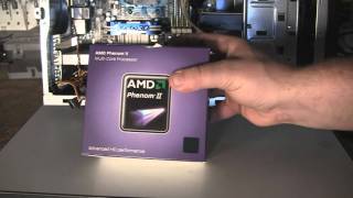 Building a PC Part 11 Review and unboxing of AMD Phenom II X6 1055T Processor [upl. by Reilamag]