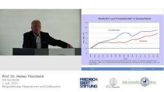 Vortrag zur Eurokrise Prof Heiner Flassbeck FU Berlin 1 Juli 2015 [upl. by Nady]