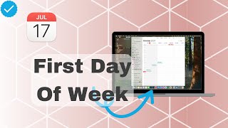 How To Set First Day Of Week On Calendar [upl. by Koo781]