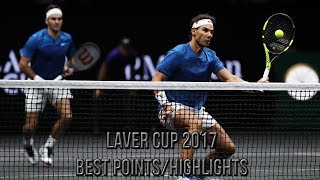 Laver Cup 2017 Best PointsHighlights HD [upl. by Landy48]