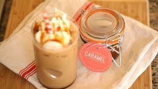 Salted Caramel Syrup for Coffee Recipe  Kin Community [upl. by Sacrod]