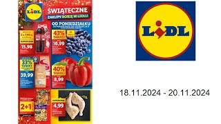 Gazetka Lidl PL  18112024  20112024  Od poniedziałku [upl. by Figone610]