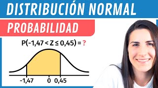 Calcular PROBABILIDAD de una Distribución Normal 🔔 Inferencia Estadística [upl. by Ojeillib]