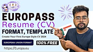 Europass CV kaise banaye  Europass Cover Letter Kaise Banaye [upl. by Desai]