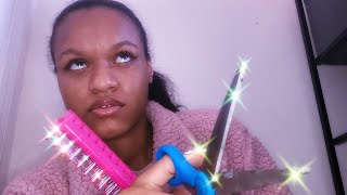 ASMR  Unprofessional Hair Stylist Does Your Hair💇‍♀️✨ [upl. by Irehj]