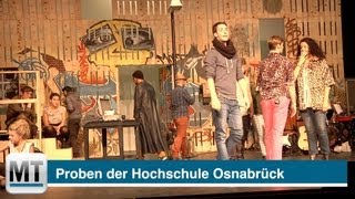 Proben der Hochschule Osnabrück im Stadttheater Minden [upl. by Salomi594]