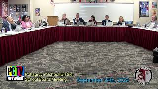 Pottsgrove School Board Meeting Sept 24th 2024 [upl. by Ddal619]