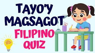 Pagsasanay Sa Filipino  PATINIG A E I O U Quiz Filipino Phonics [upl. by Nraa]