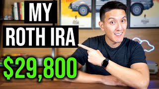 Revealing My Roth IRA Portfolio  How To Pick Investments for YOUR Roth IRA 2022 [upl. by Aneeroc]