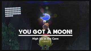 Moon 55 Wooded Kingdom  High up in the Cave  Super Mario Odyssey [upl. by Herman681]