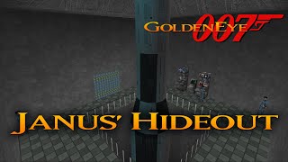 GoldenEye 007 N64  Janus Hideout  00 Agent Custom level [upl. by Elleraj]