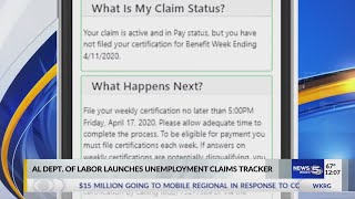 Alabama Dept of Labor unemployment tracking [upl. by Eceela976]